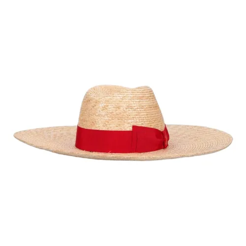 Borsalino Straw Cylinders Women's Light Umber