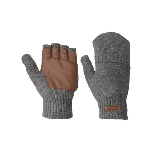 Outdoor Research Шерсть Кожа Вязаные перчатки Мужские Серые