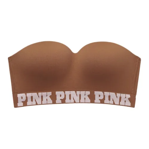 Victoria's Secret Розовый Бюстгальтер Женские Карамельно-коричневый