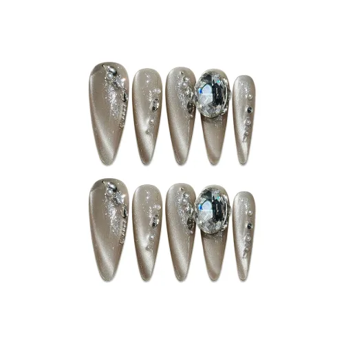 Song Biography Стиль светской львицы Элегантность Сверкающий страз 30MM Миндаль