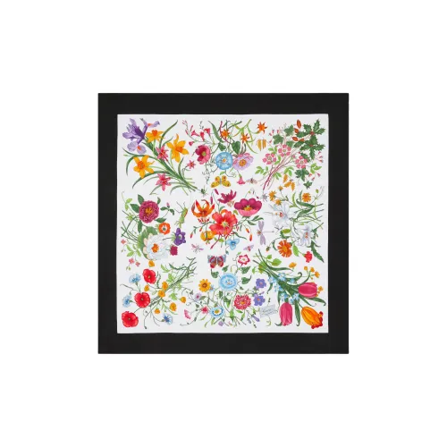 GUCCI Шелковые шарфы для женщин многоцветные