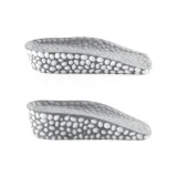 Серый нижний с серым верхом [2,5 см + 3,5 см] Boost Попкорн 7-точечная амортизация увеличение высоты