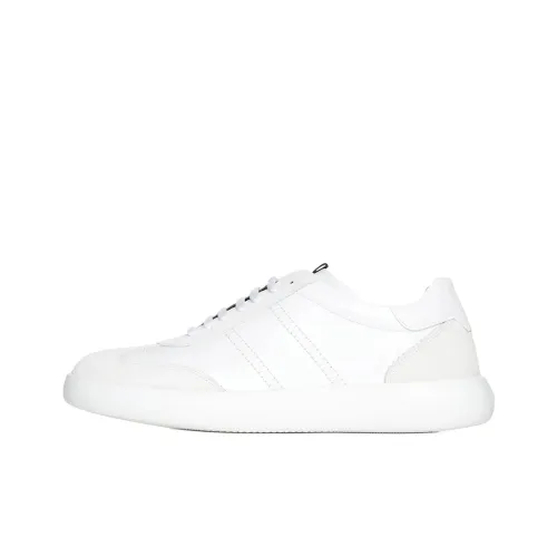 BRIONI Низкие кроссовки для скейтбординга мужские белые