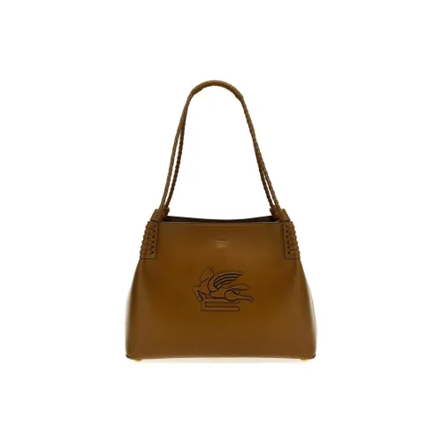ETRO Телячья кожа Тоут Сумка Сумка для покупок Сумка на плечо Женская Коричневая