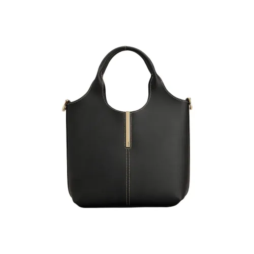 TOD'S Сумка-тоут из коровьей кожи сумка для покупок сумка через плечо мини-сумка женская черная