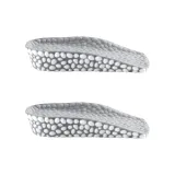 Серый, основа, серый топ [2 шт, 2,5 см], Boost, попкорн, 7-точечная амортизация, увеличение высоты