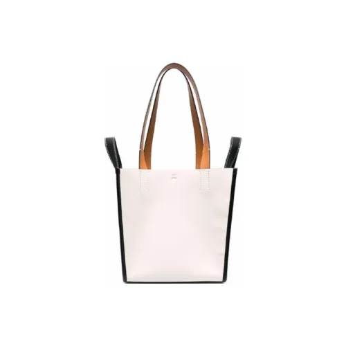 PROENZA SCHOULER Кожа Тоут Сумка Сумка для покупок Сумка на плечо Сумка Женская Черно-белая