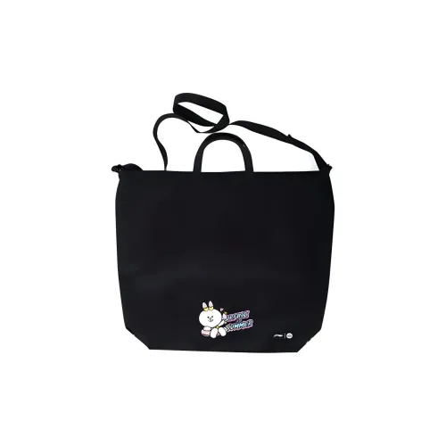 LINING LINE FRIENDS Co Бренд Ткань Портативная Сумка через плечо Сумка на плечо Стандартная Унисекс Черная