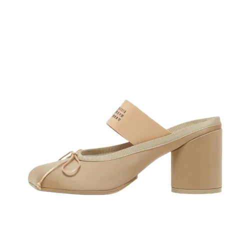 MM6 MAISON MARGIELA Anatomic Домашние тапочки 7 см Женские Коричневый