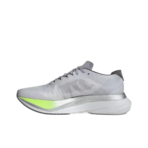 Adidas Adizero Boston 12 Устойчивый к истиранию Дышащие С низким верхом Беговые кроссовки Женские Серые