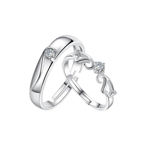 GIRATI Сплав Кольца Унисекс Белый