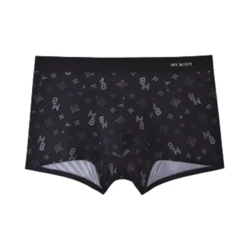MY BODY Boxers Мужской 1 Пачка Черный