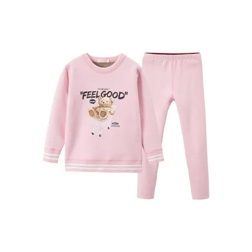 Cotton Gene Thermal Set Women's Pink