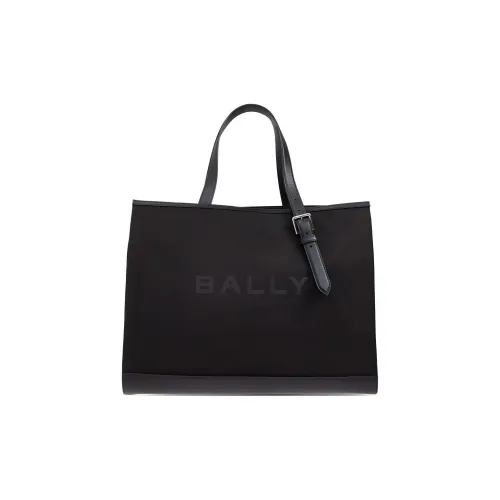BALLY Нейлоновая сумка Tote с кожаными вставками сумка для покупок сумка через плечо унисекс черный
