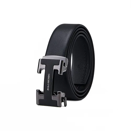 POLOMEISDO Высокое качество верхняя коровья кожа меломощеная мужская коробка для ремня металлический 3,5 см