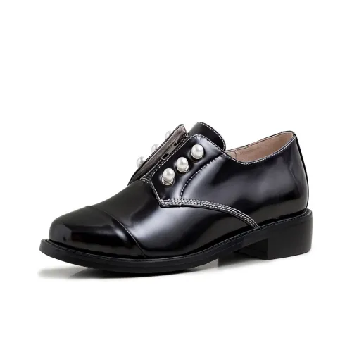 Rongcheng shoe king Женские повседневные туфли Черные Женские