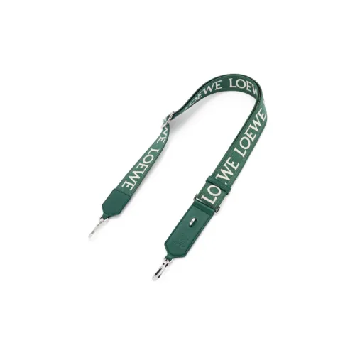 LOEWE Anagram Жаккард с коровьей кожей сумка ремень женский вечнозеленый