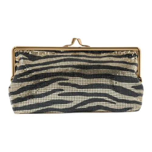 Paco Rabanne Алюминиевый клатч женский золотой и черный