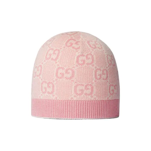 GUCCI Хлопок Шапки-бини Детские Розовый Белый