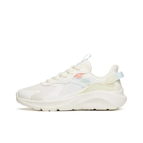 ANTA Амортизация Устойчивость к истиранию Дышащие Низкие Кроссовки для тренировок Женские Экрю