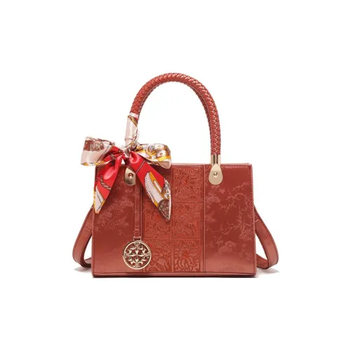 PAYOT Сумка через плечо из микрофибры сумка обычного размера женский стиль в китайском стиле красный цвет