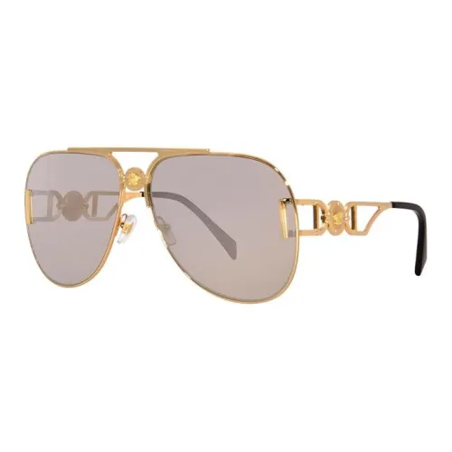 VERSACE Aviator Солнцезащитные очки Мужские Золотые