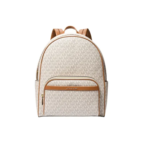 MICHAEL KORS Be Покрытый холст Рюкзак Большой Женские Ванильный