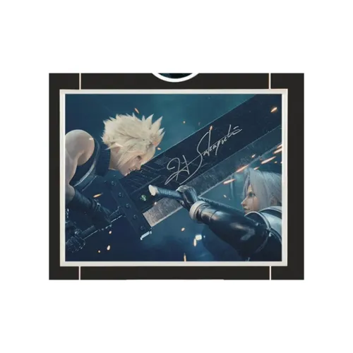 Three For Файнал Фэнтези Akieboshi Kato Подписанный ФОТО Аниме Мерч