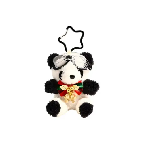 ASUDI Рождество Bear Plush Совместимость с возрастом старше 3 лет Куклы Плюшевый Брелок 11 см Высота