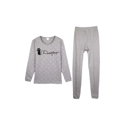 Cotton Gene Thermal Set Women's Gray Коттон Джин Термический Комплект Женский Серый