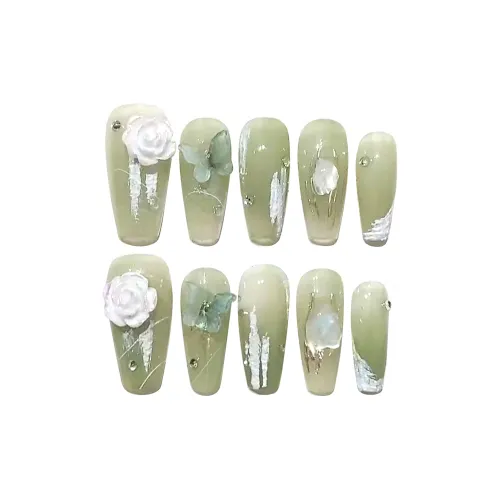 Song Biography Градиентный Смешанный Зеленый Модный 25 мм Средний LADDER