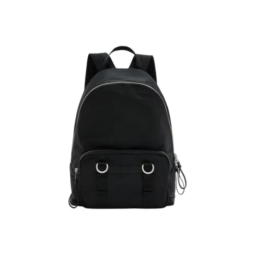 ALLSAINTS Переработанный полиэстер рюкзак унисекс черный
