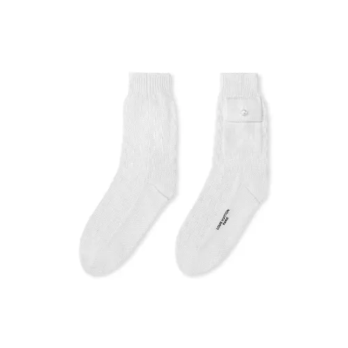 LOUIS VUITTON Носки Crew Унисекс 1 упаковка Белый