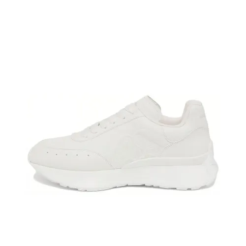 Alexander McQueen Sprint Runner Повседневный Низкий Топ Белый Женский