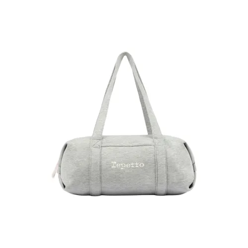 Repetto Хлопок Сумка через плечо Средняя Женская Светло-Серый