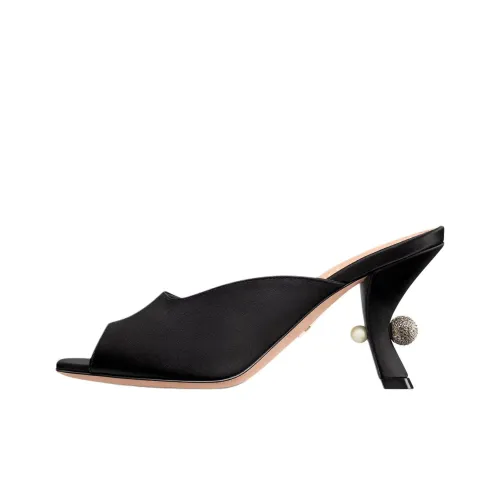 DIOR Tribales Слипоны 8 см Женские Черный