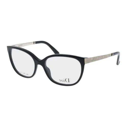 DIOR Ацетатные оправы для очков "Кошачий глаз" Женские Черные