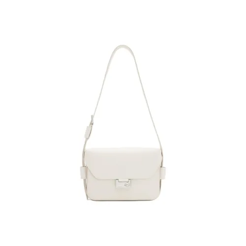 ALLSAINTS Etienne Коровья кожа Сумка на плечо Стандартная Женская Пустыня Белый
