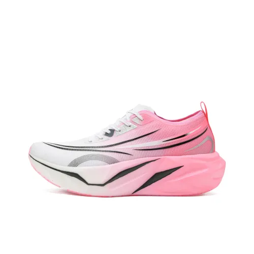 ULOVAZN Низкий топ беговые кроссовки унисекс розовый белый