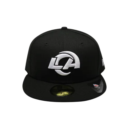 New Era Полиэстер Кепки Унисекс Черный Белый