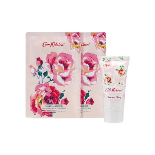 Cath Kidston UK Imported Розовая Сыворотка Увлажняющая Маска Крем для Рук Образец Набор для Ухода Успокаивающий Увлажняющий 25 мл*2 шт + 30 г