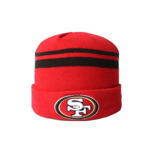 New Era Трикотажная ткань Шапки-бини Унисекс Красный