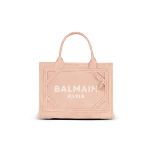 BALMAIN B Army Телячья кожа Тоут Сумка Сумка для покупок Сумка на плечо Сумка Маленькая Женская Светлый Умбра