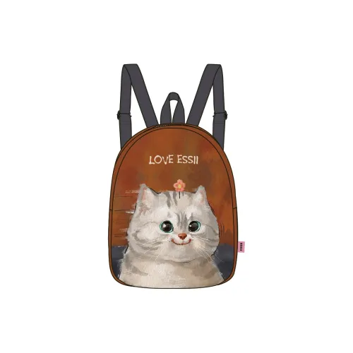 Perfect Styles Diagonal Кукуруза Короткий плюшевый рюкзак Большой Женские Многоцветный