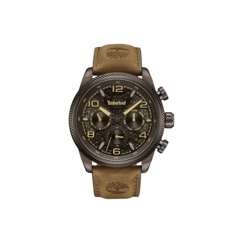 Timberland Henniker II Collection Мужские часы Кварцевый механизм Кожаный ремешок Коричневый циферблат Часы