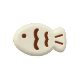 Бежевый тайяки заколка для волос