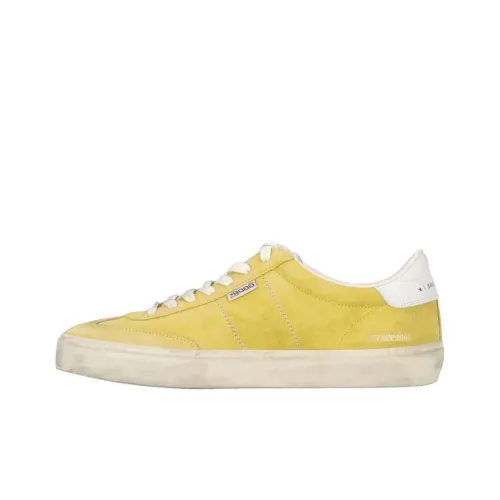 Golden Goose Soul Star Скейтборд Кроссовки Низкие Желтые Женские