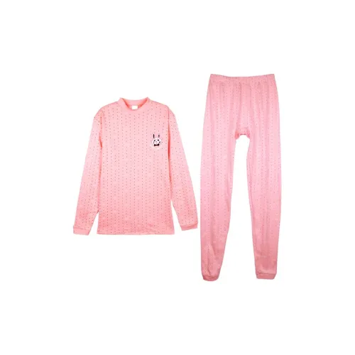 Cotton Gene Thermal Set Women's Pink