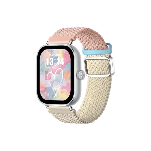 Senior's House Ремень Красный Бежевый Совместимость Тканевый Материал 22 мм