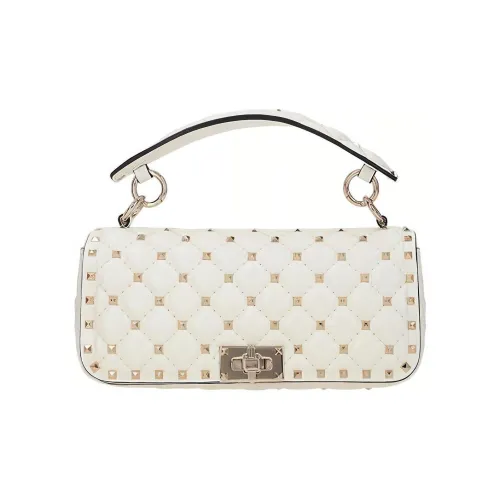 Valentino Quilted Кожа Портативный Сумка через плечо Сумка на плечо Женская Белая
